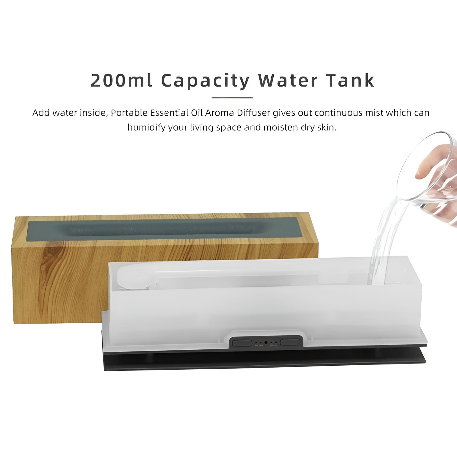 GlowMist | Multifunctionele aromaverstuiver – werkt op USB met LED-sfeerverlichting