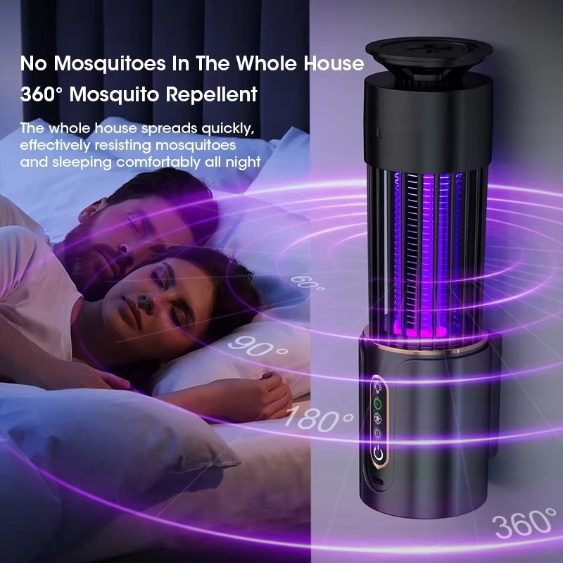 BugVanish | Muggenval Lamp - USB Oplaadbare Muggenvanger - Stil, Niet-giftig