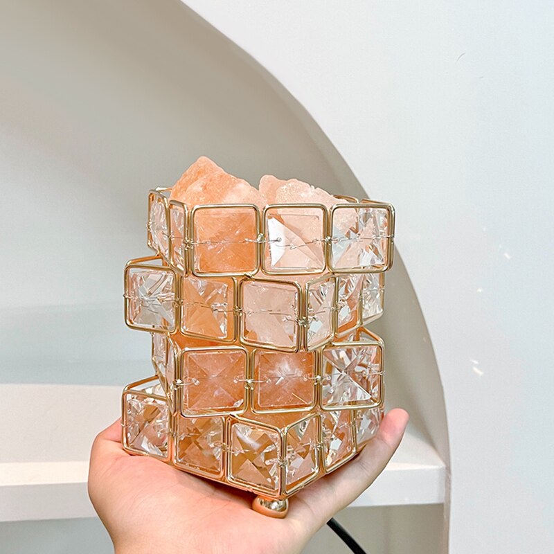 RadiantCube | Kristallen sfeerlicht - LED sfeervolle geometrische kubus, kleur veranderende lamp