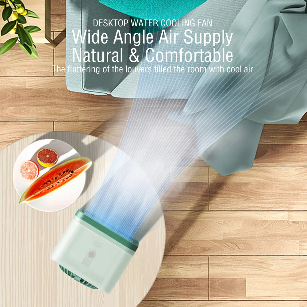 AeroChill | Mini draagbare luchtkoeler & luchtbevochtiger - Compacte persoonlijke bureau- en reiskoeler