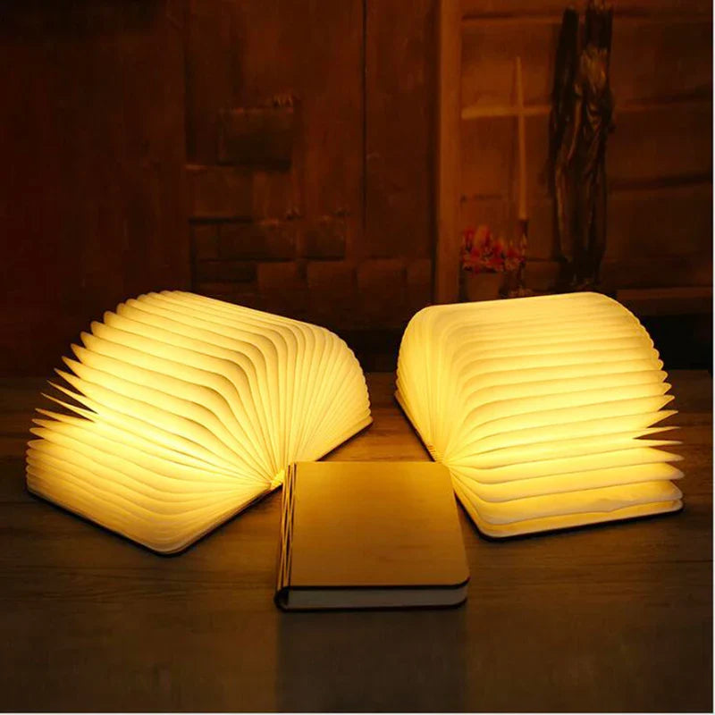 BookGlow | Opvouwbare boekenlamp - LED-bureaulamp, draagbaar & oplaadbaar, creatief nachtlampje