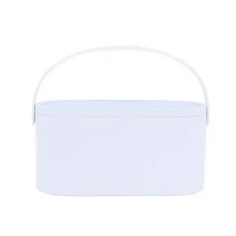 DazzleVault | Draagbare Make-up Opbergkoffer met LED Verlichte Spiegel - Vanity Organizer