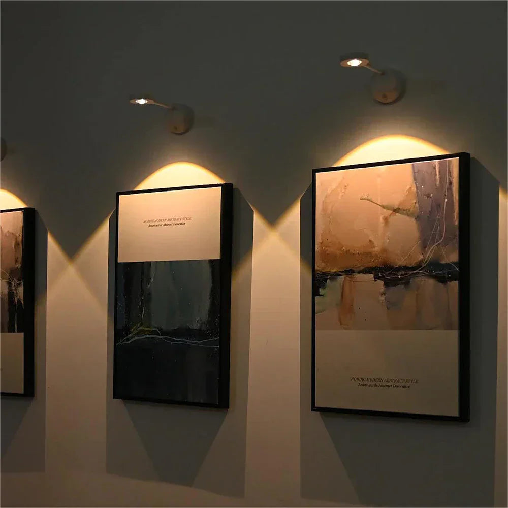 GlowSense | Oplaadbare LED Wandspot met bewegingssensor - voor modern huis