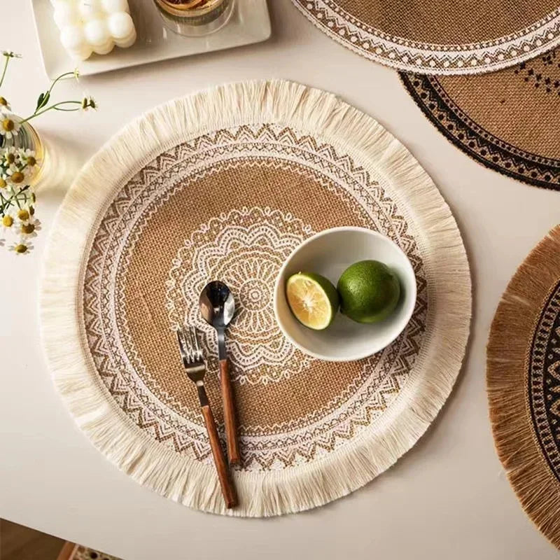 RusticMat | Boho antislip placemats van jute