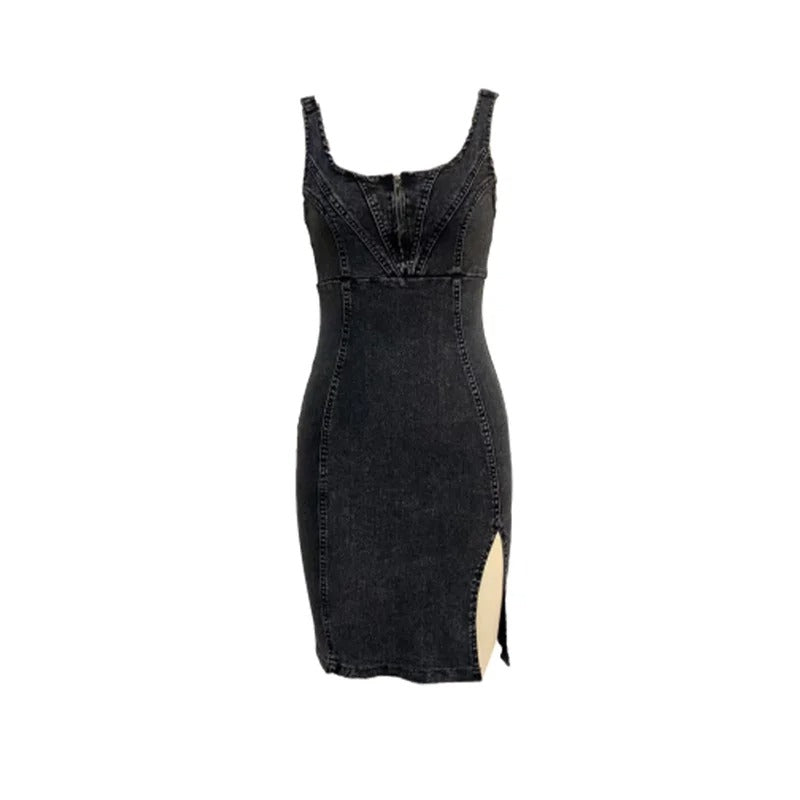 Sazi | Off-shoulder halter midi-jurk voor dames – elegante zwierige partyjurk