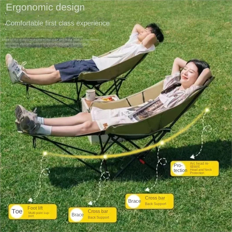 VistaLounger | Ligstoel voor buiten voor ontspanning op de camping, in de tuin en op het terras