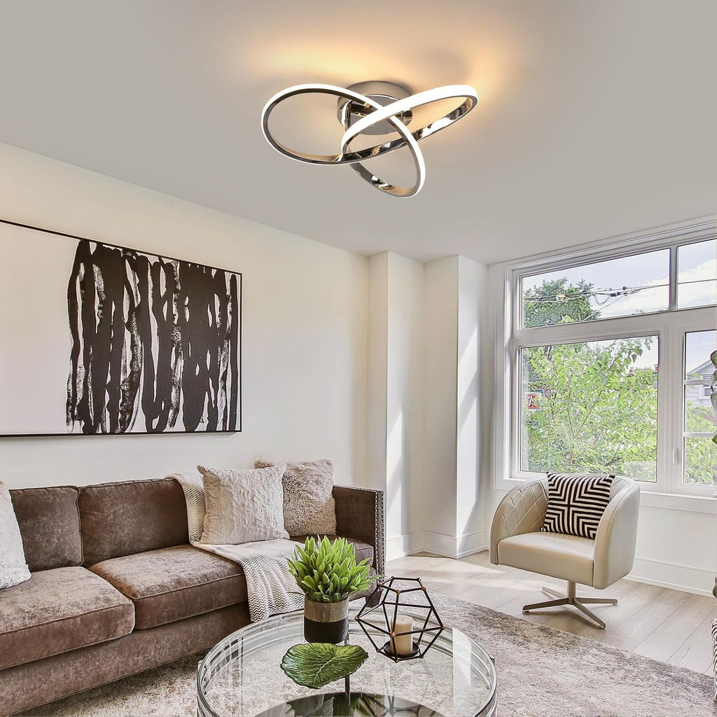 NovaCeil | Moderne LED Plafondlamp - 38W Bloem Ontwerp