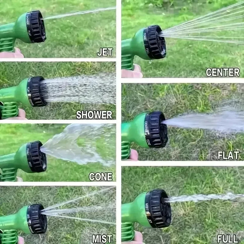 FlexSpray | Uitbreidbare tuinslang met spuitpistool - hogedrukwaterslang