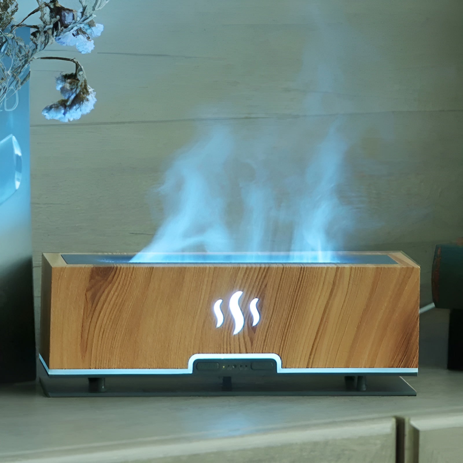 GlowMist | Multifunctionele aromaverstuiver – werkt op USB met LED-sfeerverlichting