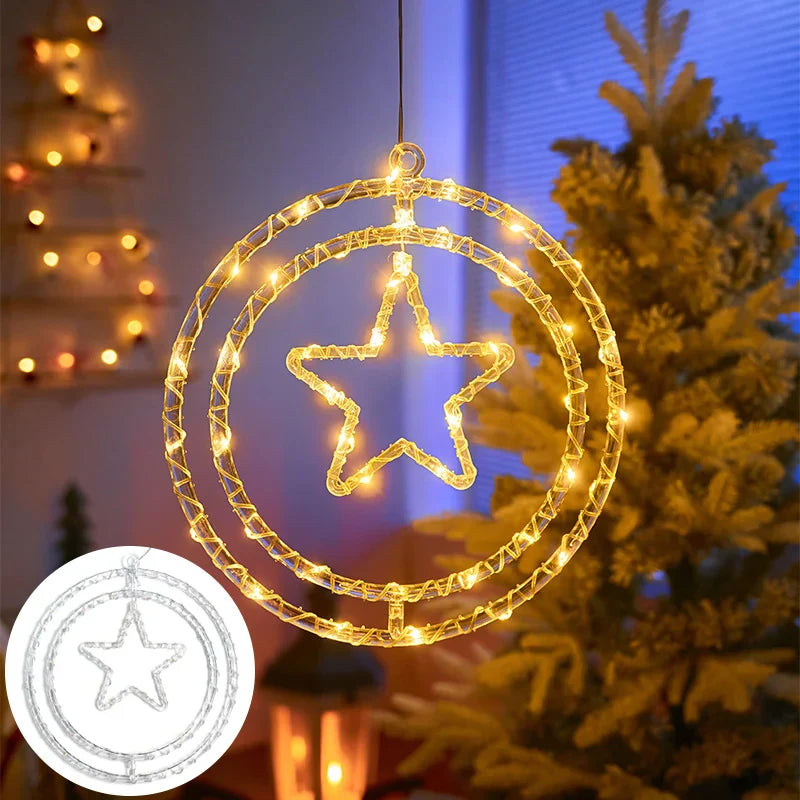 GlowGlitz | Decoratieve kerstverlichting lantaarns - voor binnen en buiten feestelijke decoraties