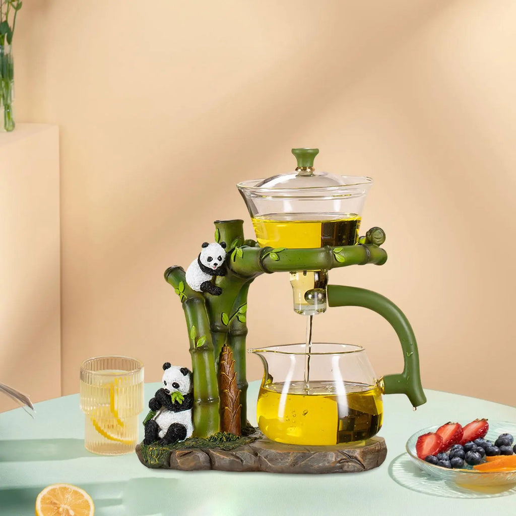 BrewBao | Panda Theepot Set - Keramische Grillige Theeset met Kopjes - Ideaal voor Theeliefhebbers & Geschenken
