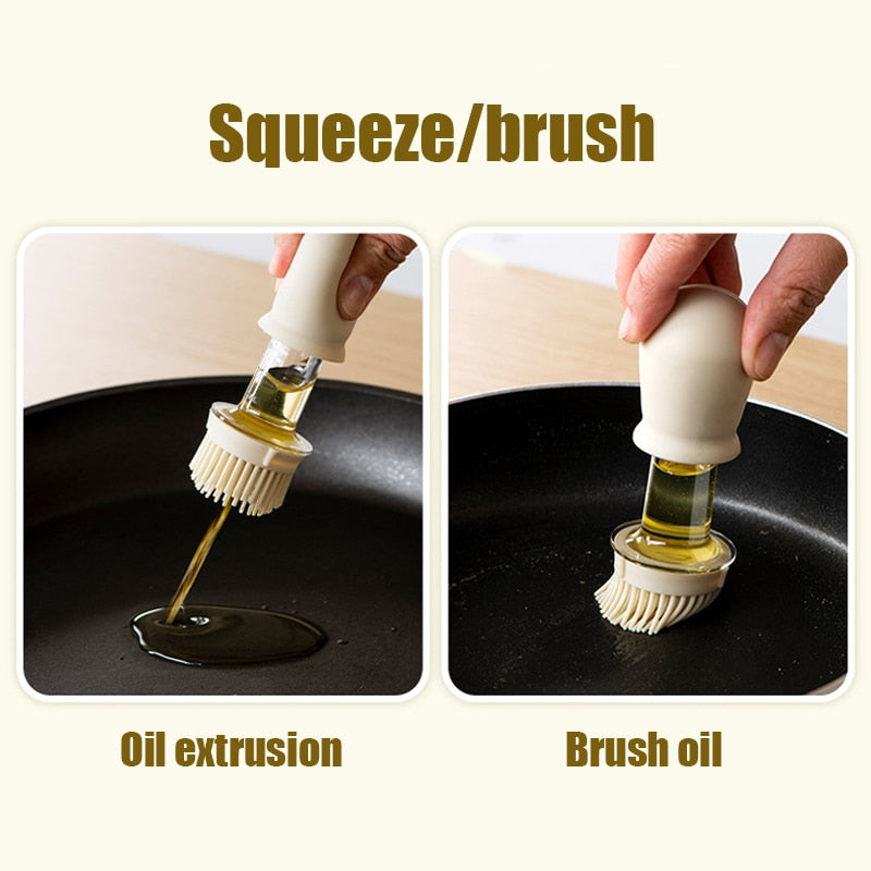 DrizzleBrush | Olie Spray Flesborstel - Olieverdeler voor Koken, Bakken, Grillen & Salade Dressing