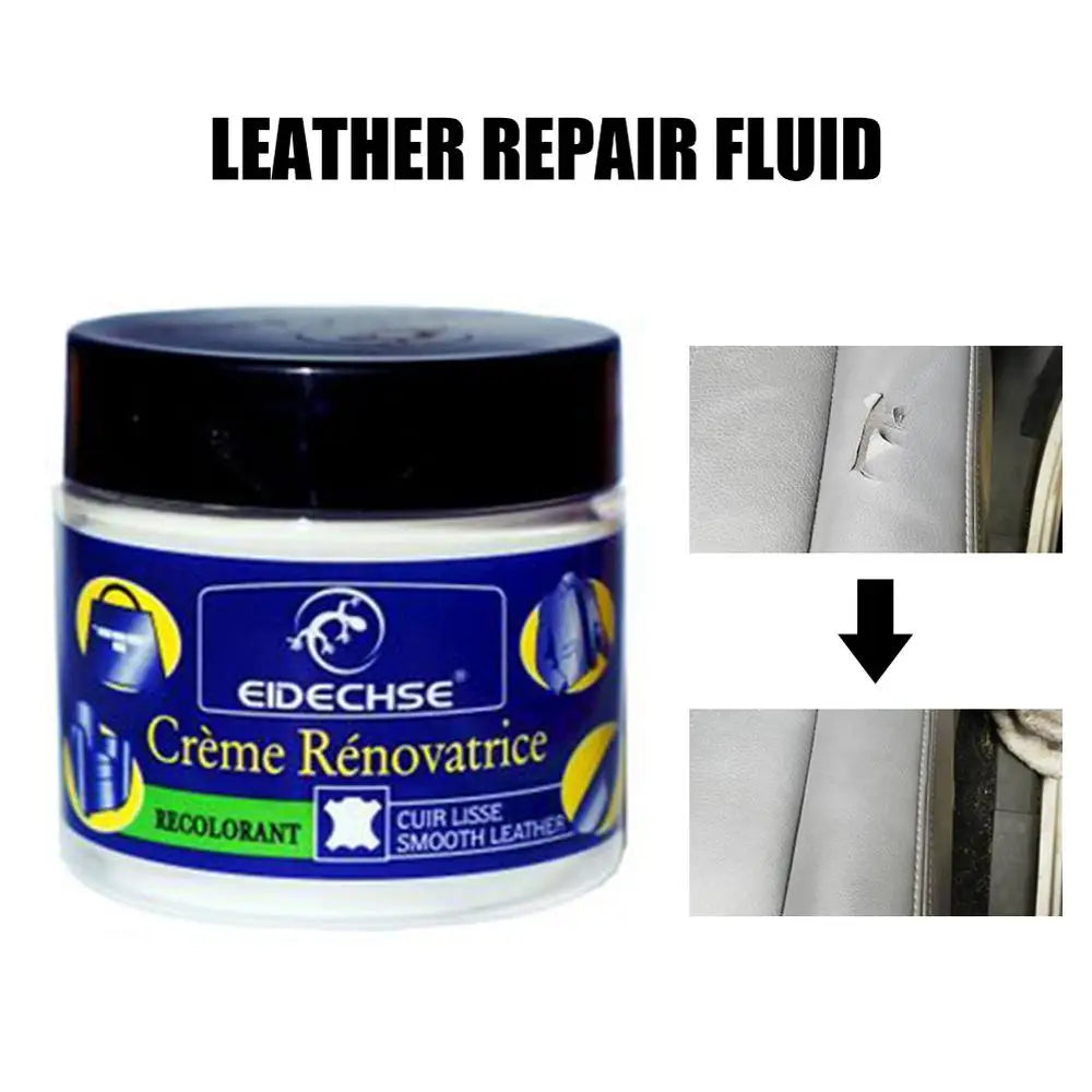 LeatherAid | Zelfklevende Leather Repair Patch - Repareer Krassen, Scheuren & Gaten op Sofa, Autostoel, Jas, Tas