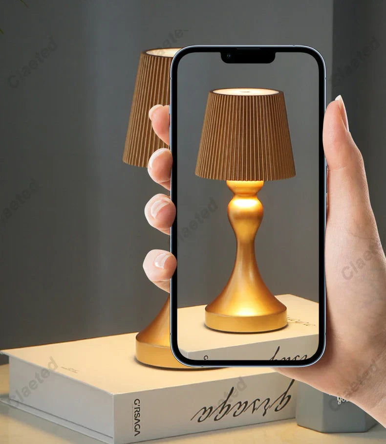 TouchGlow | Oplaadbare aanraak tafellamp - Modern Nachtkastje Licht