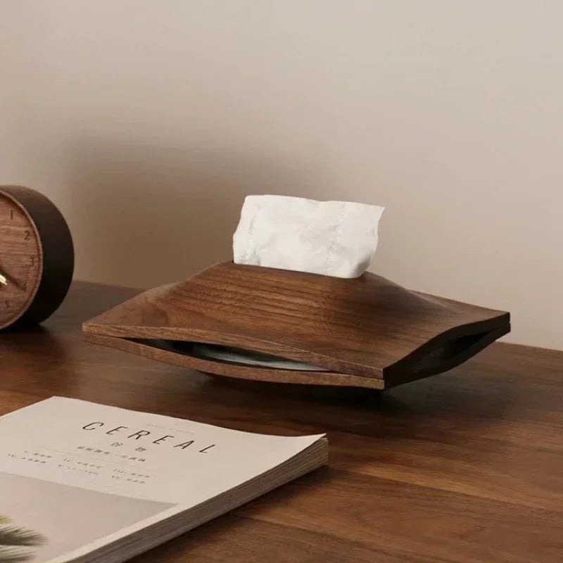 Tissurette | Premium tissuebox van dennenhout, minimalistisch ontwerp