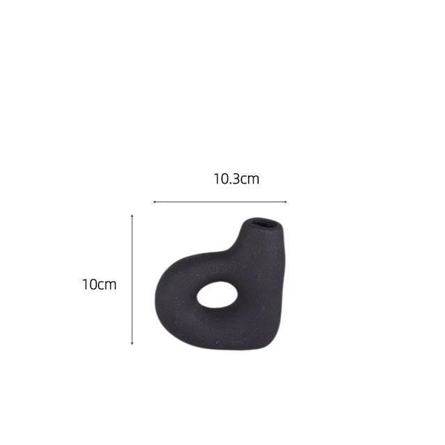 Lunova | Minimalistische Moderne Keramische Vaas - Tafel- & Schapdecoratie