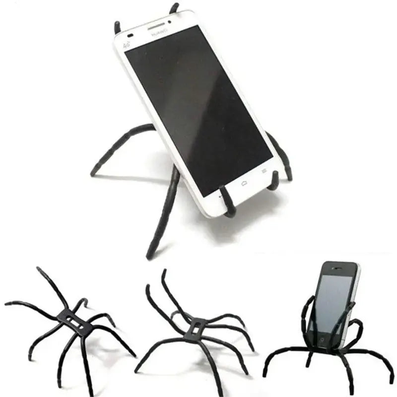 OctoGrip | Flexibele telefoonhouder met spinpoten – Verstelbare 360°-standaard voor smartphones