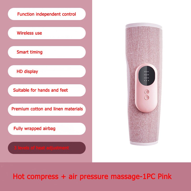 RelaxPod | Draagbare draadloze luchtcompressie-beenmassageapparaat – Trillingsbehandeling voor kuiten