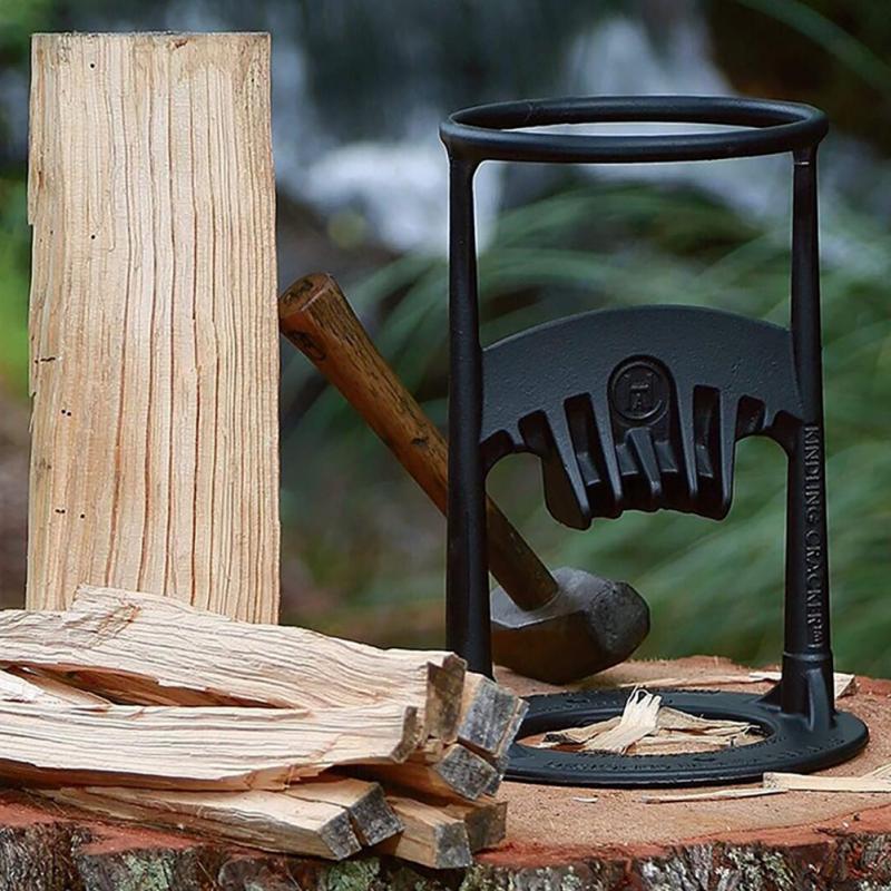 TimberSnap | Handmatige houtkloofmachine - Veilige, efficiënte brandhoutkloofmachine voor thuisgebruik