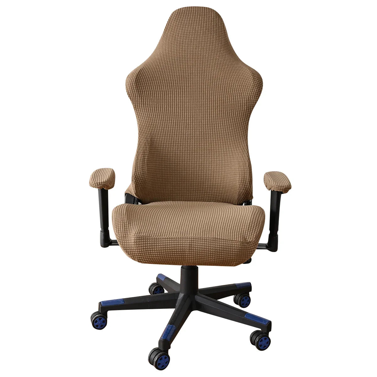 CoverQuest | Polar fleece hoes voor gamestoel - Zacht, elastisch, wasbaar, universele pasvorm