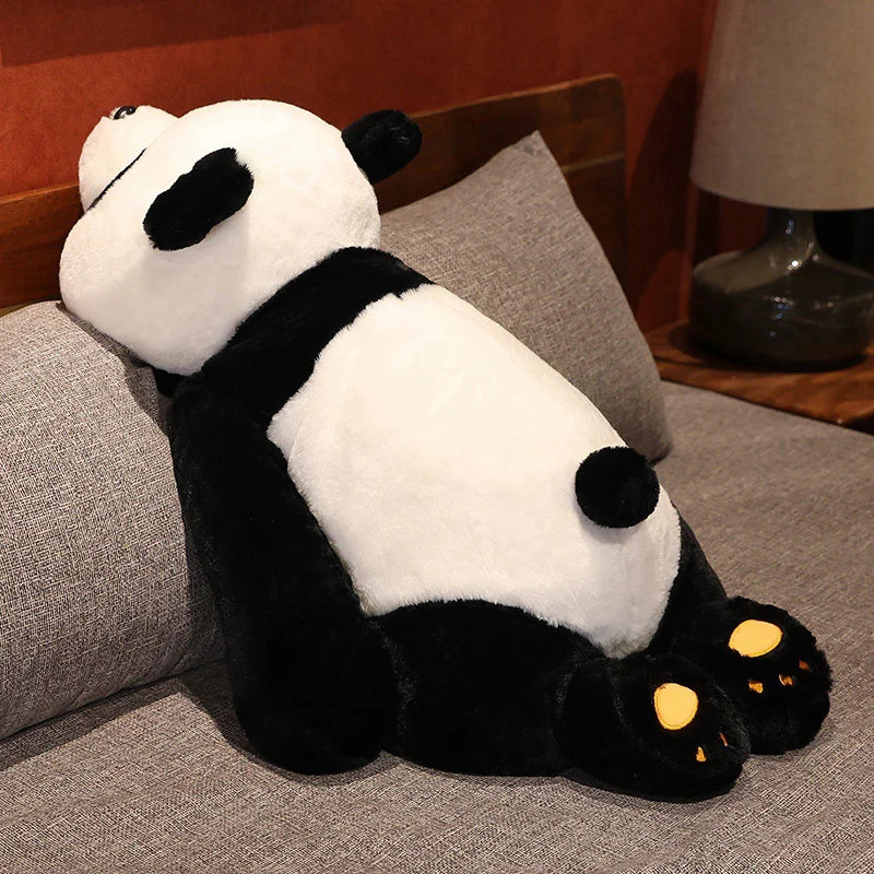 SnugPanda | Giant Lazy Panda Plush Toy – Zachte, knuffelbare knuffel voor kinderen, extra grote pluche panda