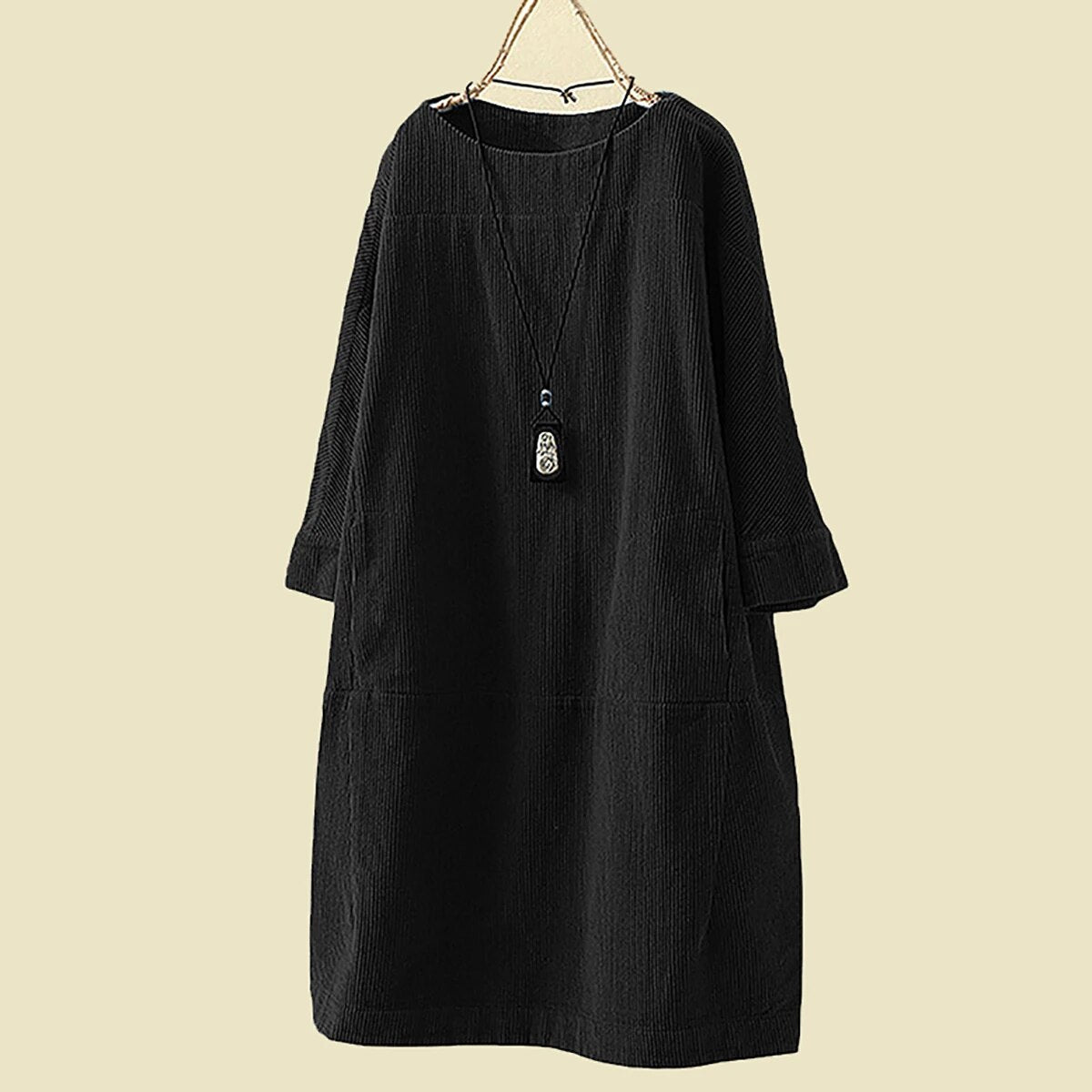 Coralia | Vintage retro-jurk voor dames – Elegante, chique midi-zomerjurk