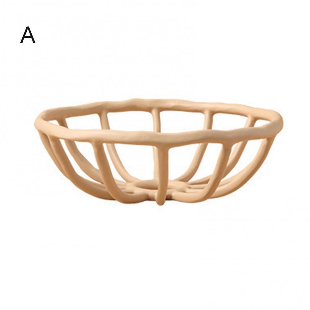 Frukta | Moderne decoratieve fruitschaal, lichtgewicht sculpturale opbergruimte voor op tafel