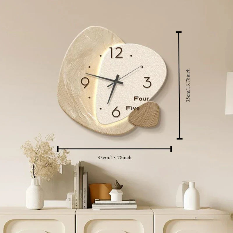 TimeFlair | Scandinavische creatieve onregelmatige decoratieve wandklok