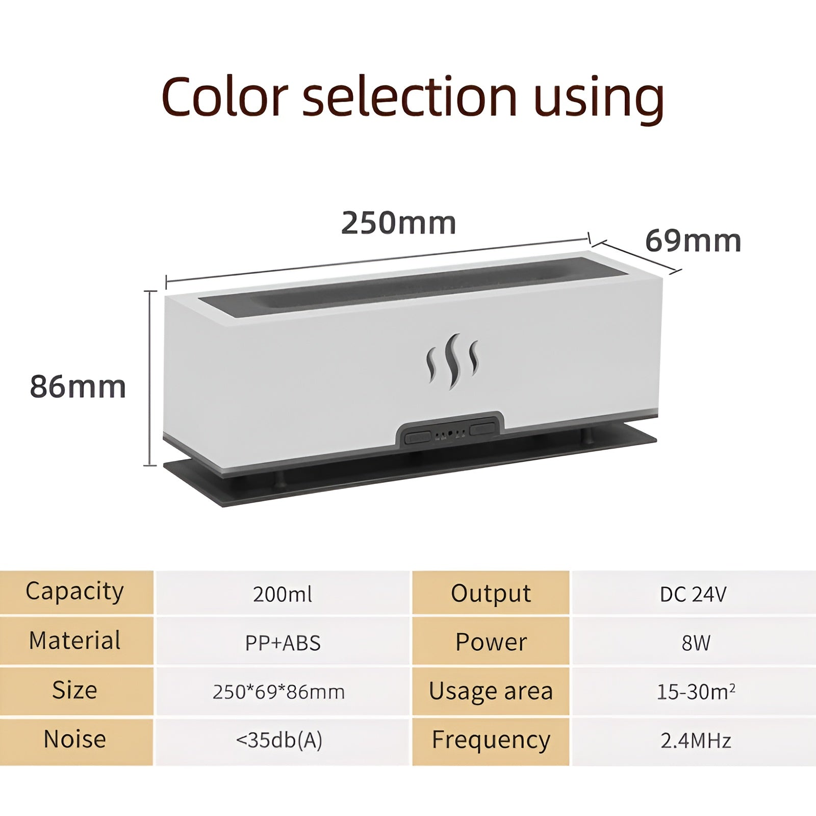 GlowMist | Multifunctionele aromaverstuiver – werkt op USB met LED-sfeerverlichting