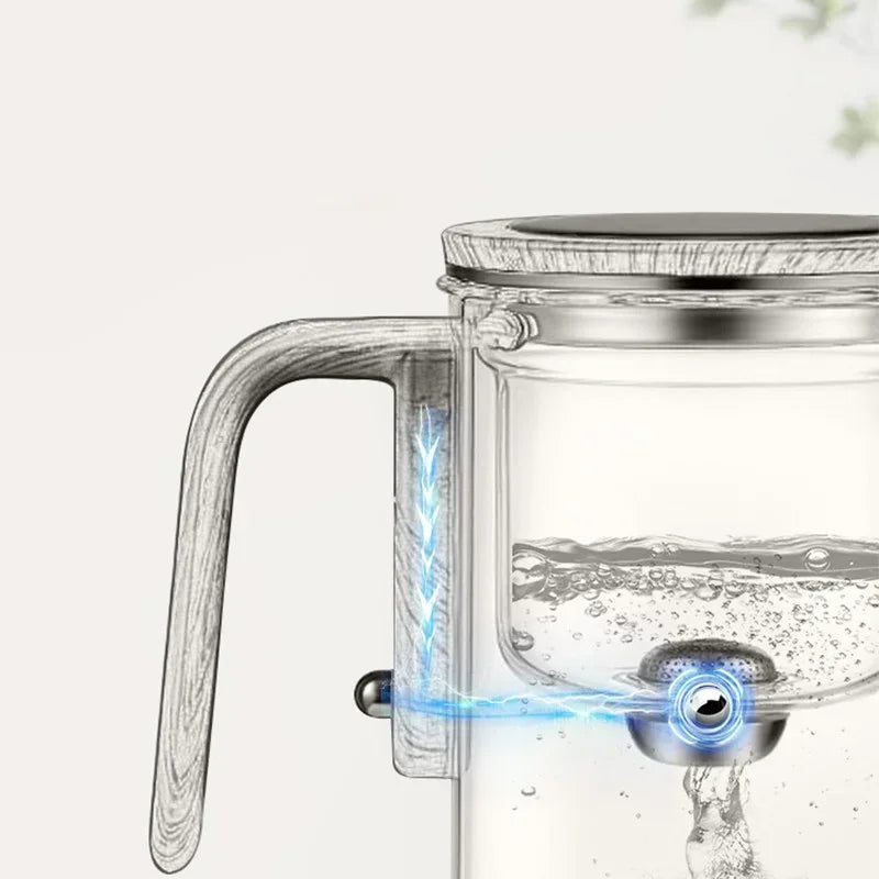 ZenSteep | Elegante glazen theepot met infuser - Creatief ontwerp voor losse thee