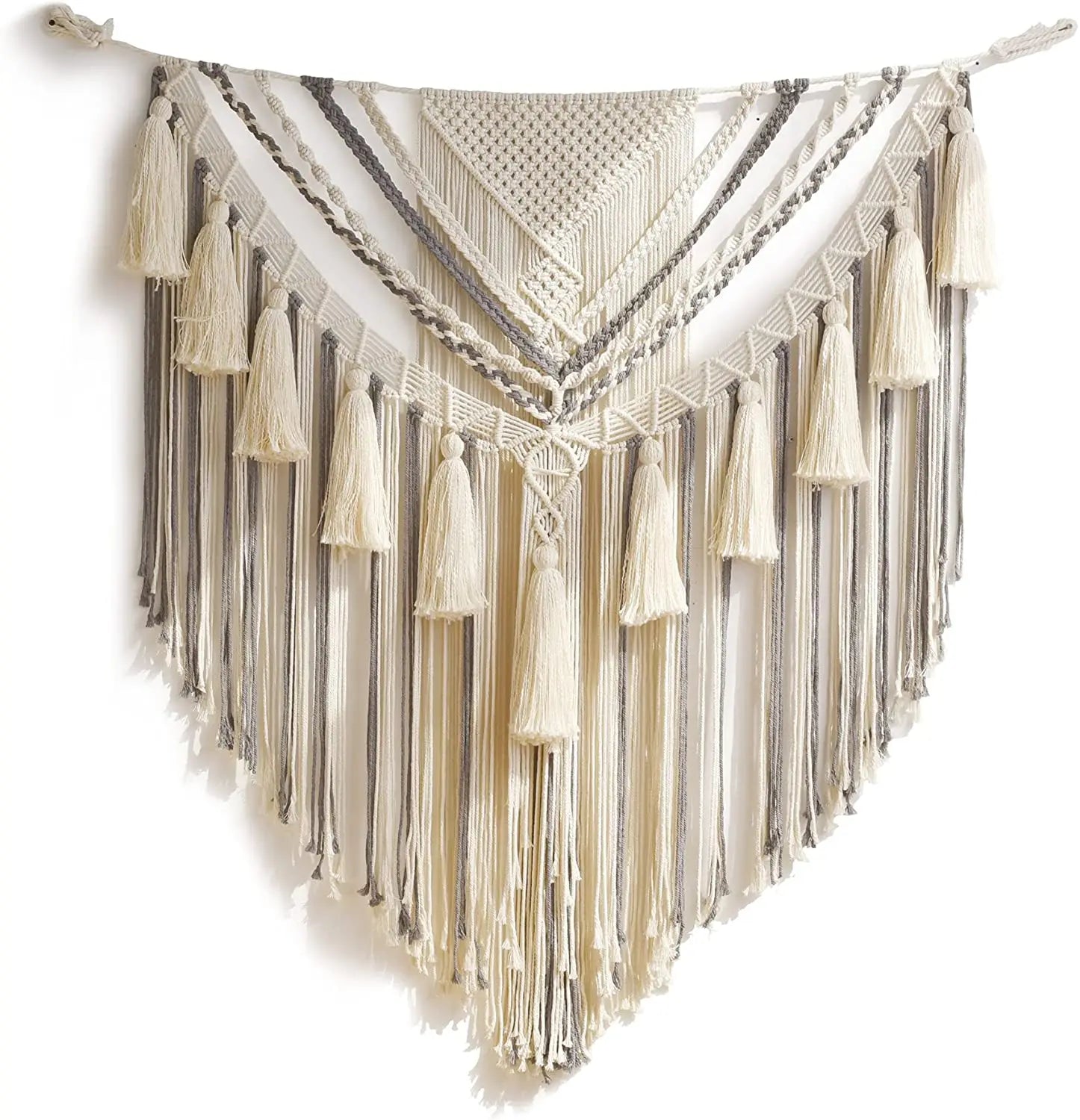 KnotAura | Handgemaakte Boho Macramé Wandkleden - Uniek Geweven Woondecoratie