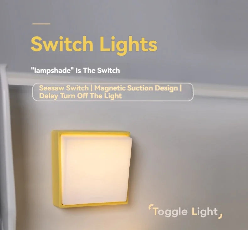 SwitchLite | Minimalistische oplaadbare schakelaar nachtlamp