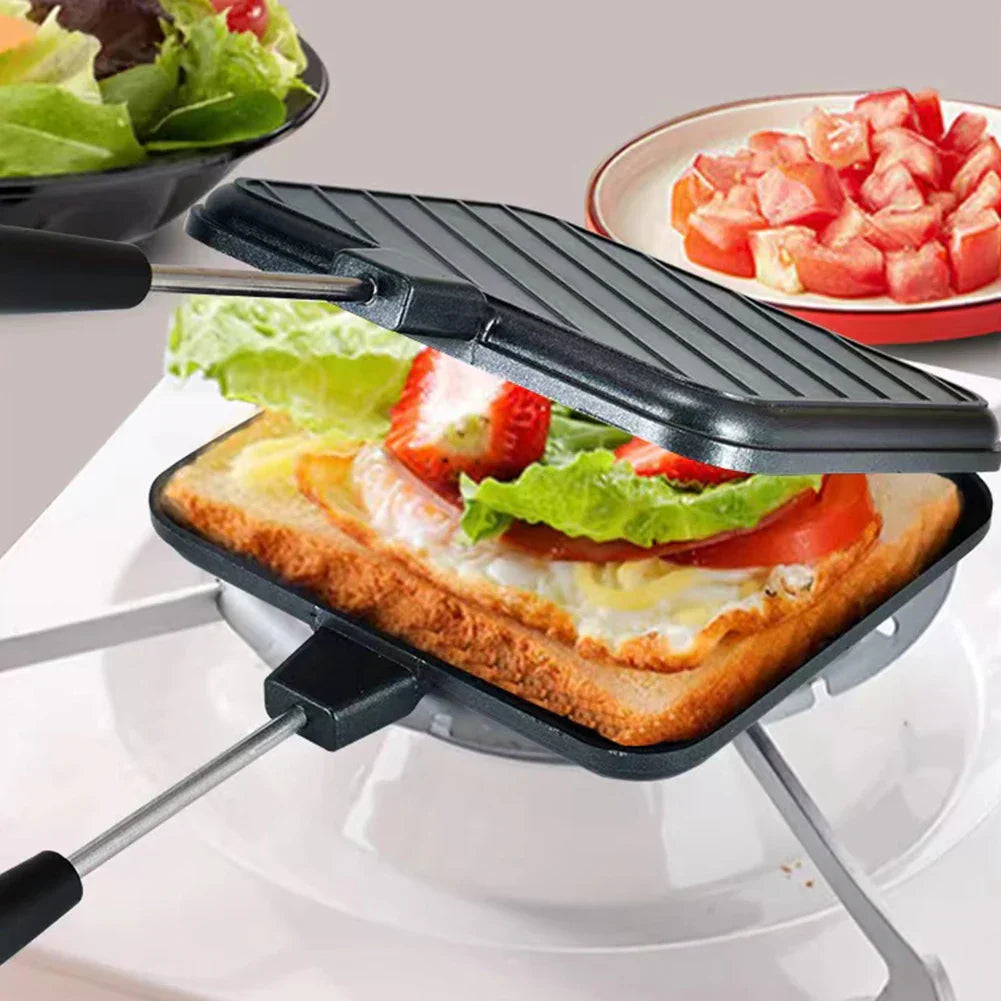 ToastFlip | Sandwichgrill met dubbele antiaanbakplaat – Flip Pan Toaster