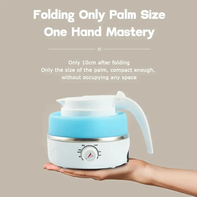 FoldiBoil | Opvouwbare Waterkoker - Draagbare Reisswaterkoker met Snelkoken - BPA-vrij Silicone