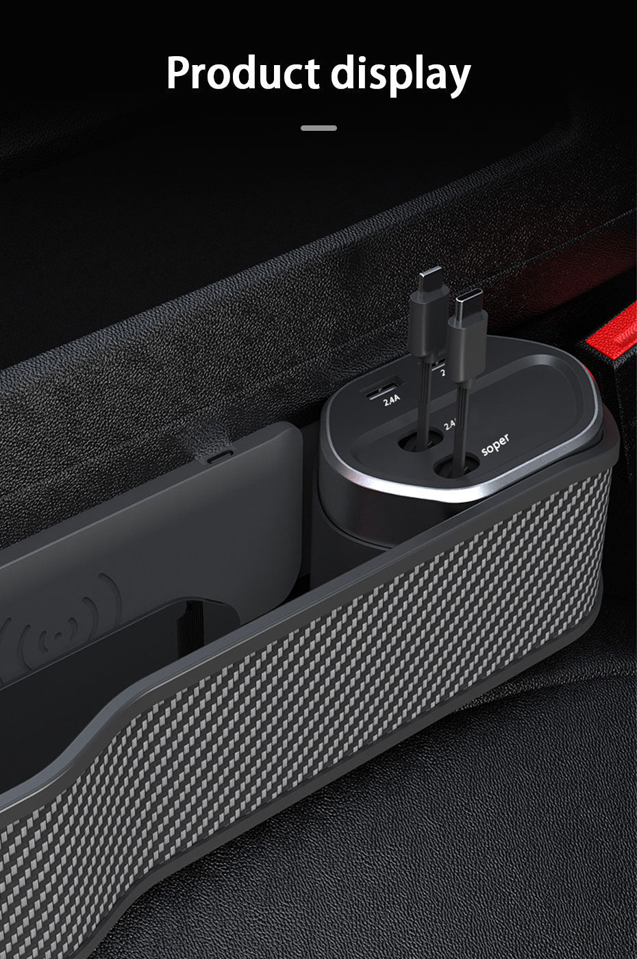 GapLock | Slimme autostoelvuller – Nooit meer gevallen voorwerpen