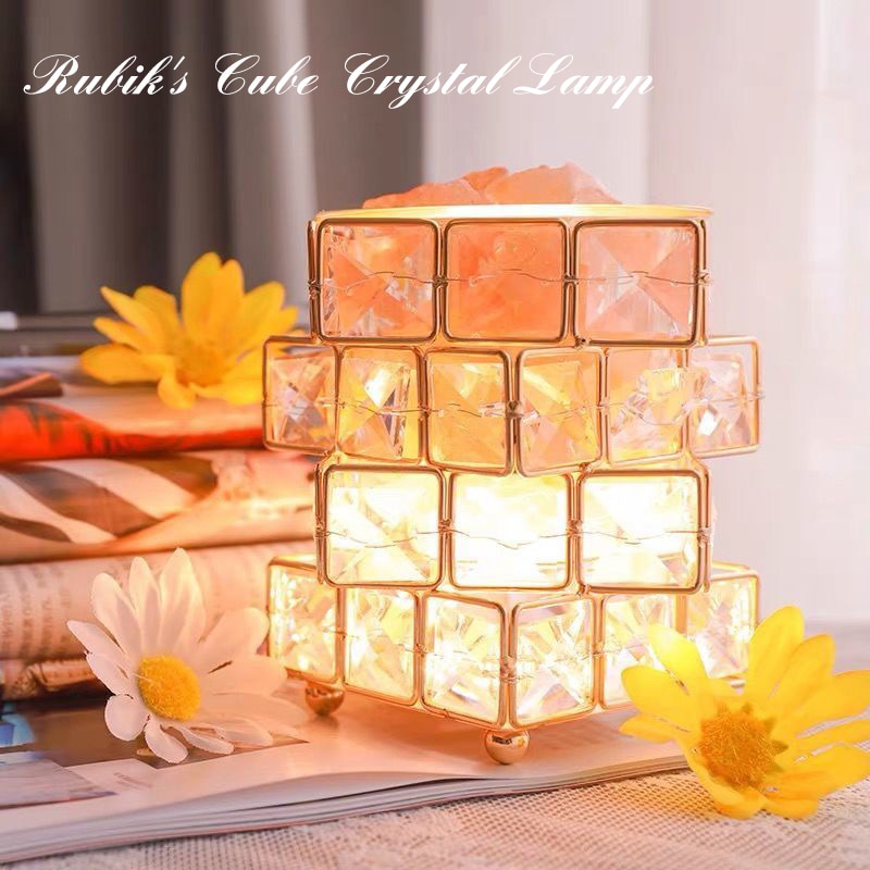 RadiantCube | Kristallen sfeerlicht - LED sfeervolle geometrische kubus, kleur veranderende lamp