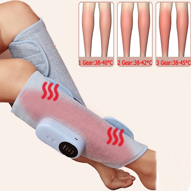 RelaxPod | Draagbare draadloze luchtcompressie-beenmassageapparaat – Trillingsbehandeling voor kuiten