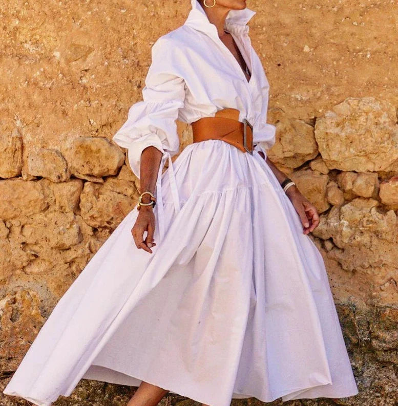 Vaelin | Zomerjurk met losse pasvorm voor dames – Casual, oversized, luchtige outfit