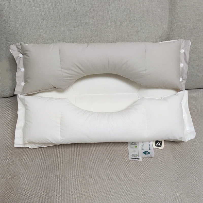 DreamRest | Verstelbaar orthopedisch kussen voor diepe slaap - Traagschuim, neksteun