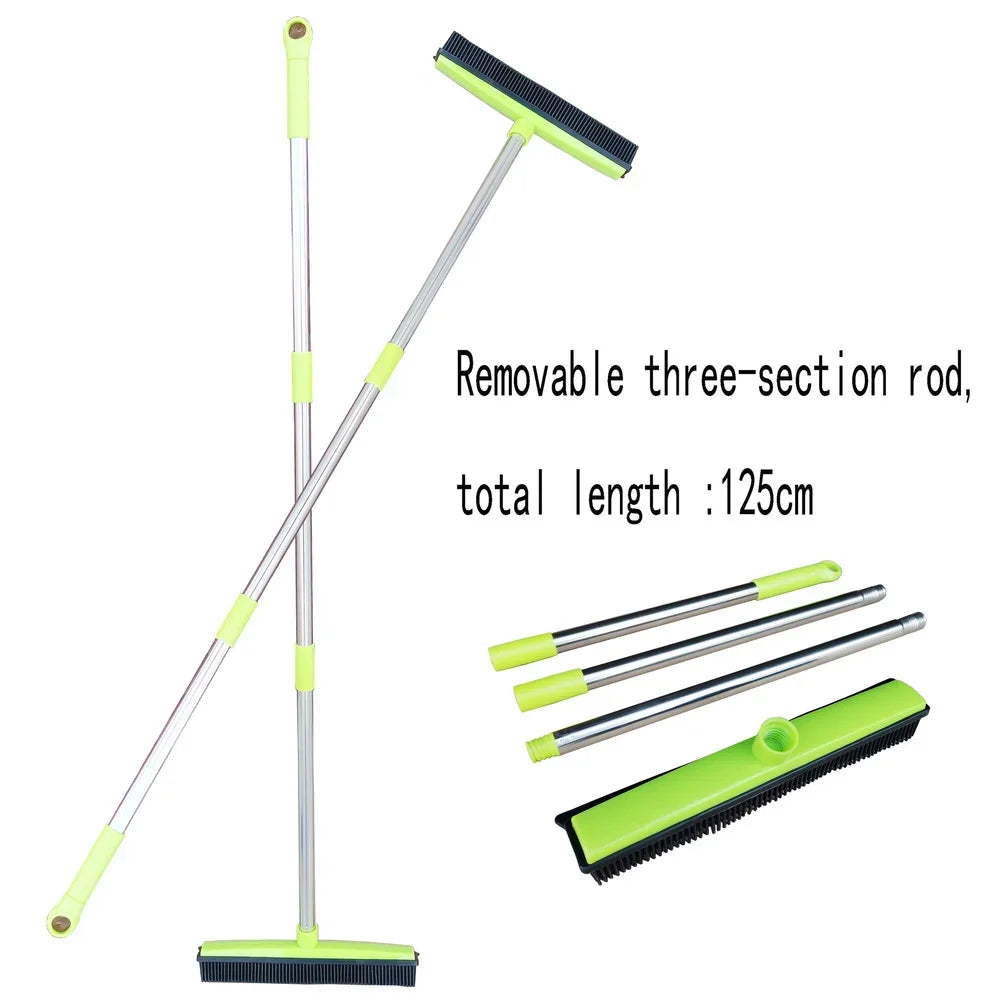 BroomPro | Telescopische Haarvanger Tapijtveegbezem - Thuis Schoonmaken