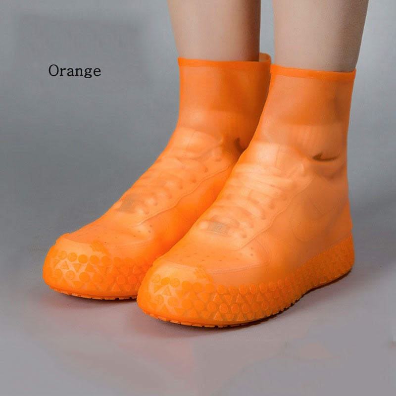 AquaStep | Waterdichte antislip schoenovertrekken – Herbruikbare dubbellaagse regenbescherming