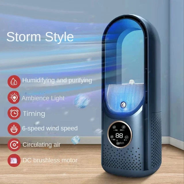 Breezio | Bladloze USB-ventilator - Draagbare Bureau Koelventilator