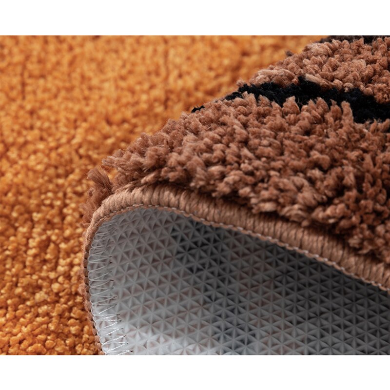 Limonova | Vloerkleed met citroendessin - Antislip badmat & decoratief vloerkleed, zachte citrusvloermat