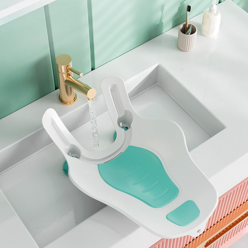 TinySplash | Reisvriendelijk babybadje – Opvouwbaar badje met zuignappen voor veilig en gemakkelijk douchen