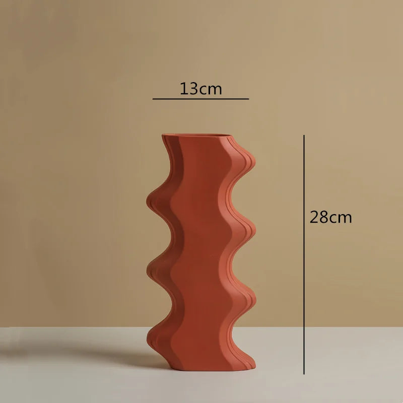 HexaFlora | Geometrische bloemenvaas van keramiek