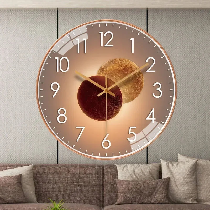 ChronoCraft | Moderne Decoratieve Wandklok - Stil & Stijlvol Home Accent - Minimalistisch Ontwerp, Klassiek Tijdstuk