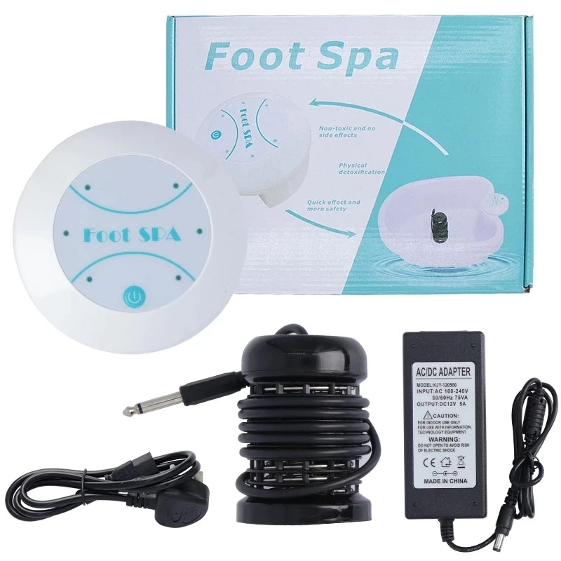 SoleRevive | Ionisch voetontgiftingsbad - vibrerende whirlpoolreiniging, massage en ionentherapie