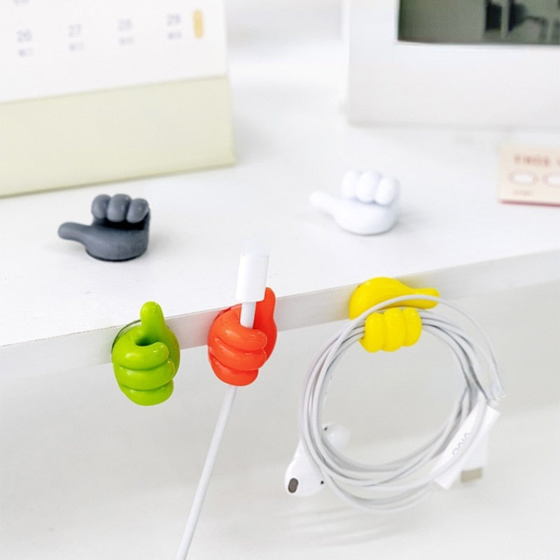 Thumbix | Mini Duimhaken - 20 stuks creatieve wandhaken voor kabels en kleine voorwerpen
