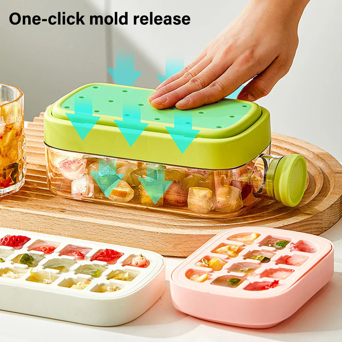 IceBurst | One-press ijsmachine fles - Instant ijs, draagbaar, BPA-vrij, lekvrij ontwerp