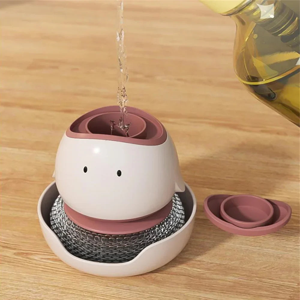 FoamSweep | Automatische Afwasborstel met Vloeistofdispenser - Zeepdispenser, Ergonomisch & Makkelijk Te Gebruiken Schoonmaakhulpmiddel
